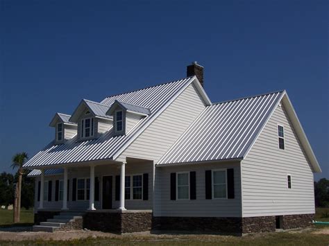 white house white metal roof|white house with galvalume roof.